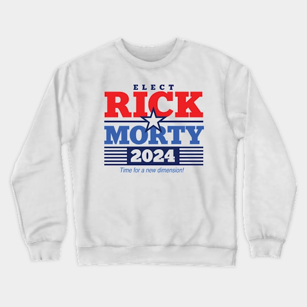 Rick Morty 2024 Crewneck Sweatshirt by MindsparkCreative
